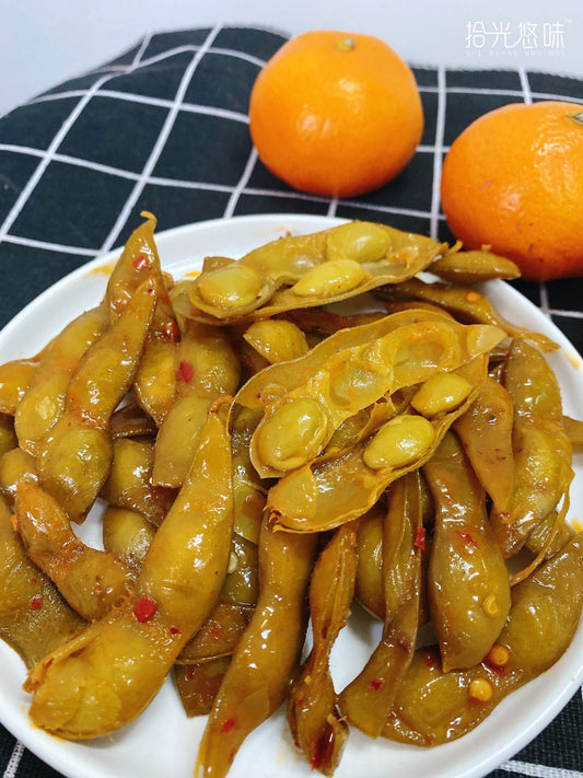 網紅滷毛豆（香辣味）